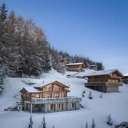 Chalet Authentic Swiss Nesoya Jacuzzi Sauna Riddes
